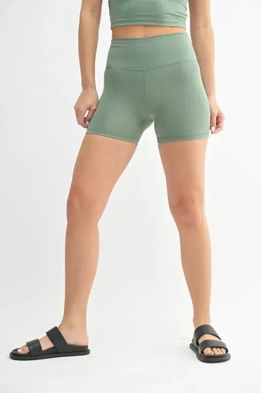 MONO B Venice Cloud Light Contour Biker Shorts for Women - Love Salve